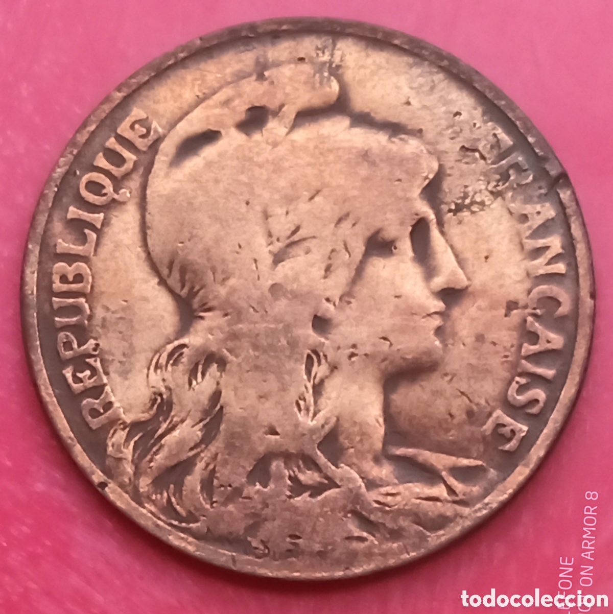 Monedas antiguas de Europa: Francia - 10 Centimes 1904 - RC. - Foto 1