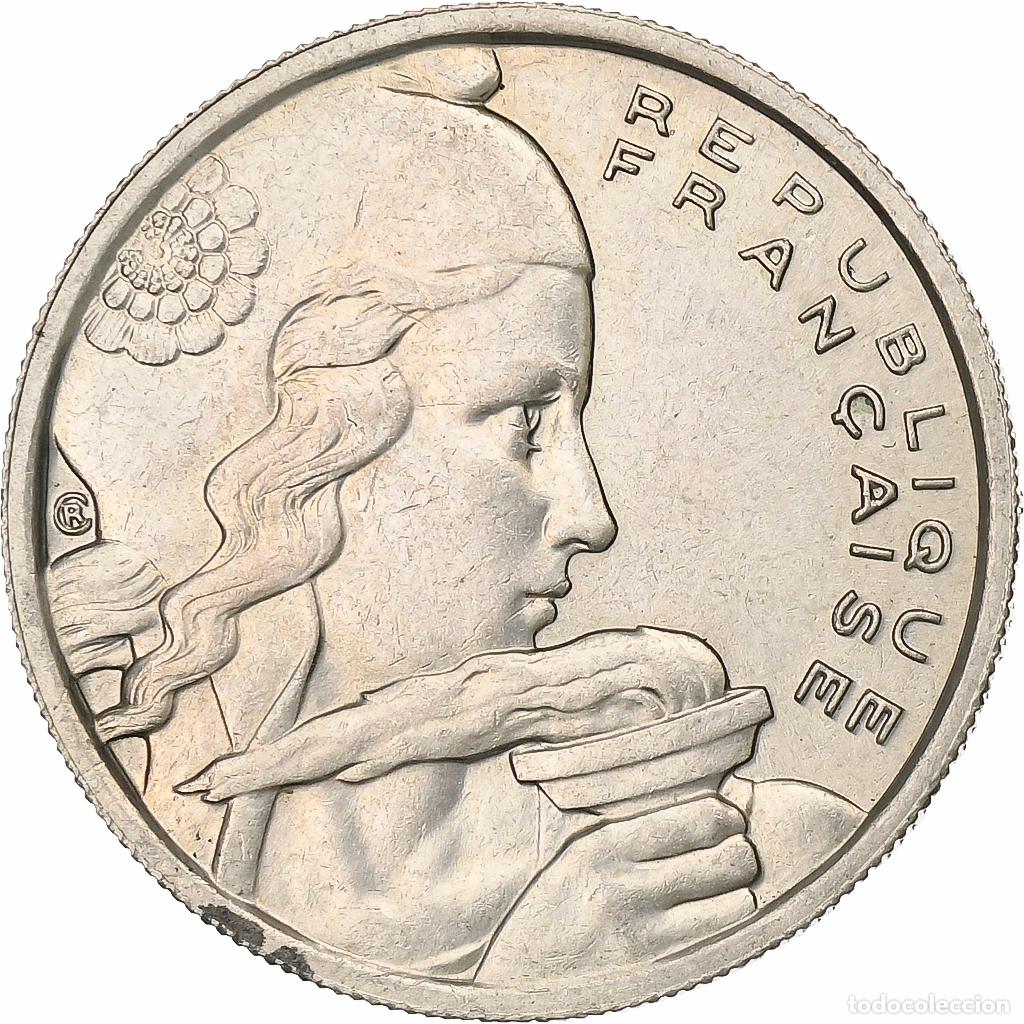 Old Coins of Europe: [#227449] Francia, 100 Francs, Cochet, 1955, Cobre - n&iacute;quel, MBC+, KM:919.1