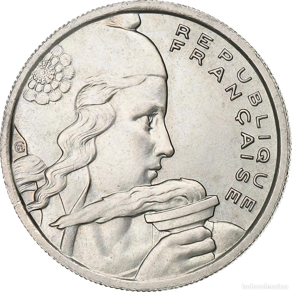 Moedas antigas da Europa: [#227453] Francia, 100 Francs, Cochet, 1954, Beaumont - Le Roger, Cobre - n&iacute;quel, EBC+