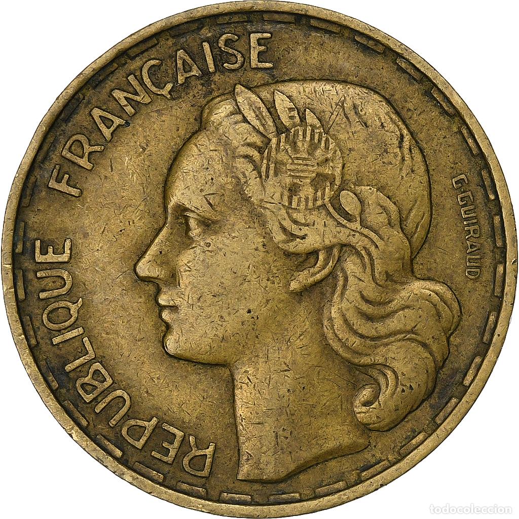Monete antiche di Europa: [#227464] Francia, 50 Francs, Guiraud, 1951, Paris, Aluminio - bronce, BC+, KM:918.1