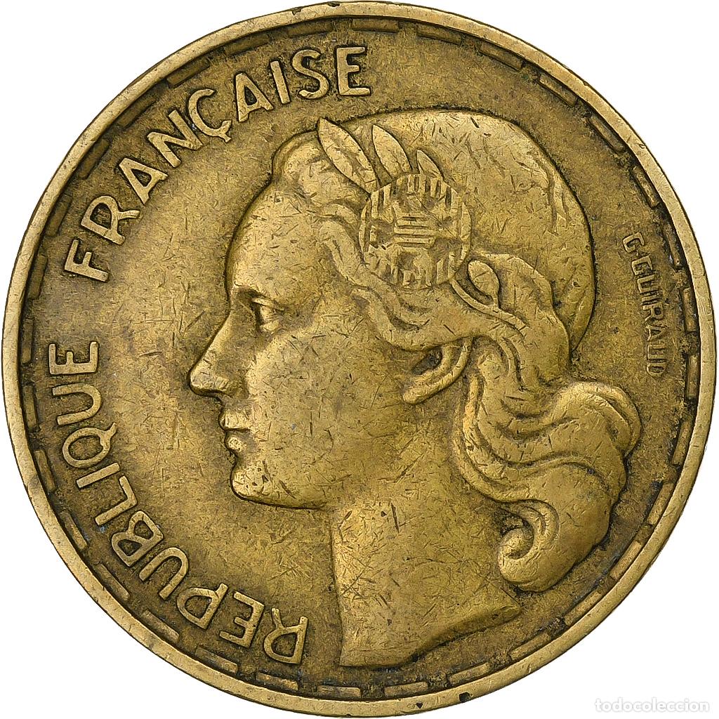 Monete antiche di Europa: [#227476] Francia, 50 Francs, Guiraud, 1953, Paris, Aluminio - bronce, MBC, KM:918.1