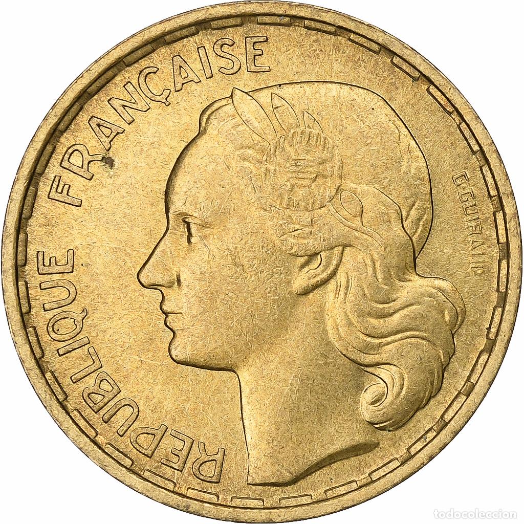 Old Coins of Europe: [#227482] Francia, 50 Francs, Guiraud, 1951, Beaumont - Le Roger, Aluminio - bronce, EBC