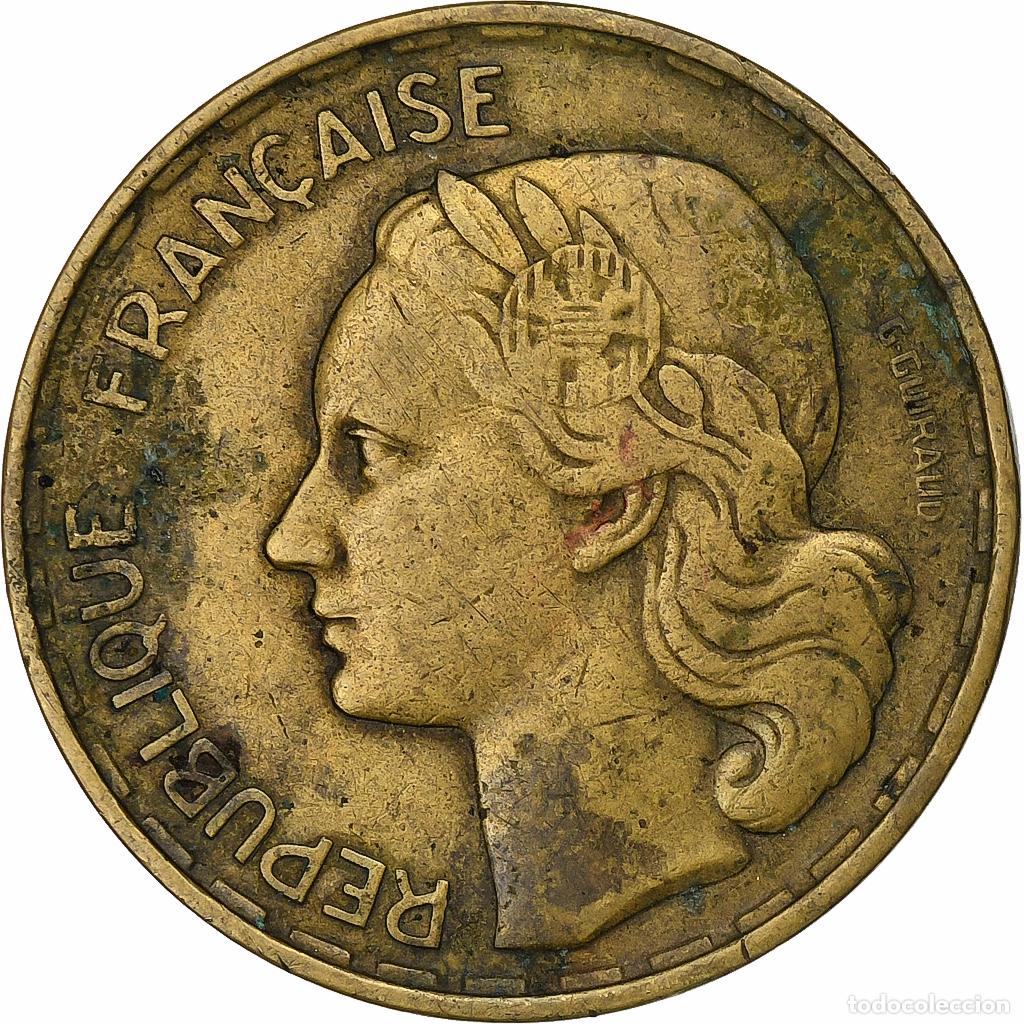 Old Coins of Europe: [#227485] Francia, 50 Francs, Guiraud, 1952, Beaumont - Le Roger, Aluminio - bronce, BC+