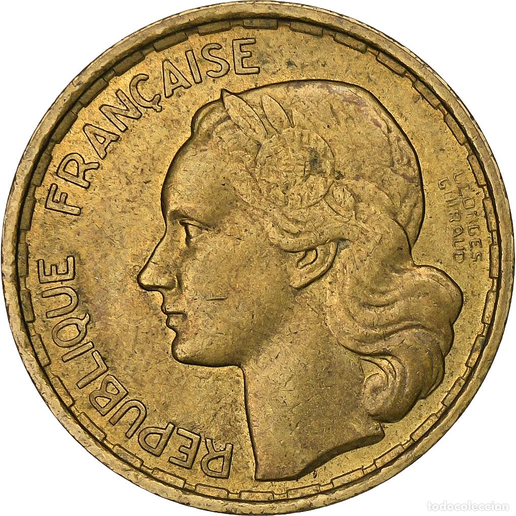 Alte M&uuml;nzen aus Europa: [#227499] Francia, 20 Francs, Guiraud, 1950, Paris, Aluminio - bronce, BC+, KM:916.1