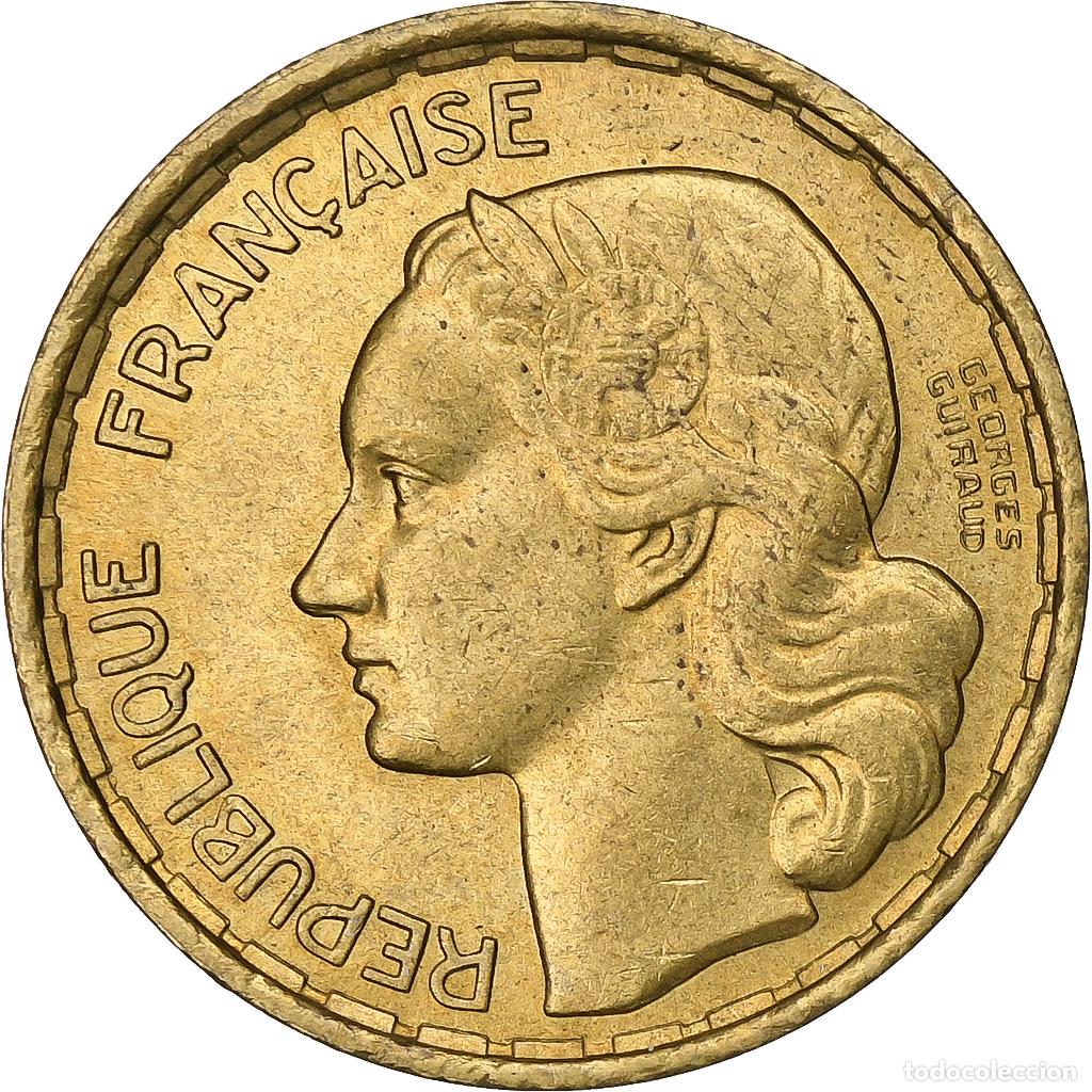 Monete antiche di Europa: [#227501] Francia, 20 Francs, Guiraud, 1950, Paris, Aluminio - bronce, EBC, KM:916.1