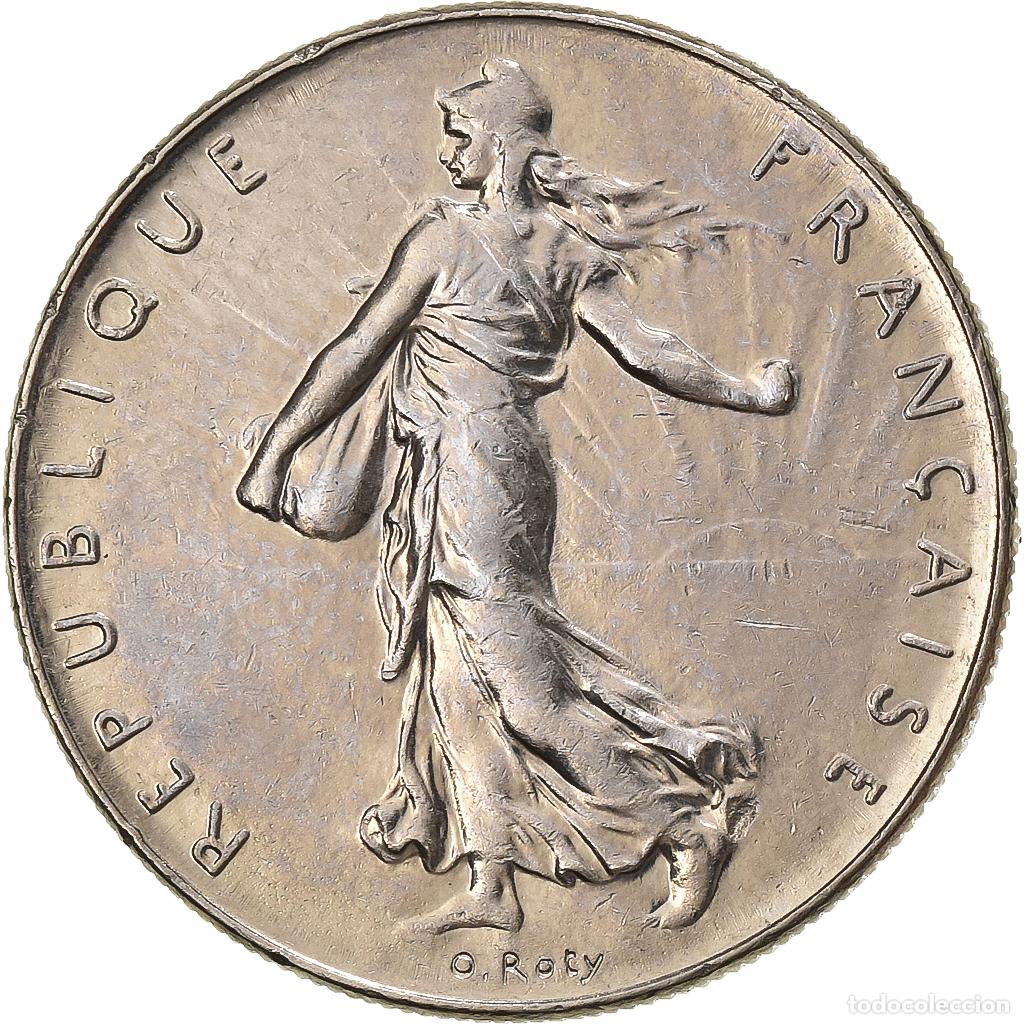 Monete antiche di Europa: [#1222686] Francia, Franc, Semeuse, 1985, Paris, N&iacute;quel, MBC, Gadoury:474, KM:925.1