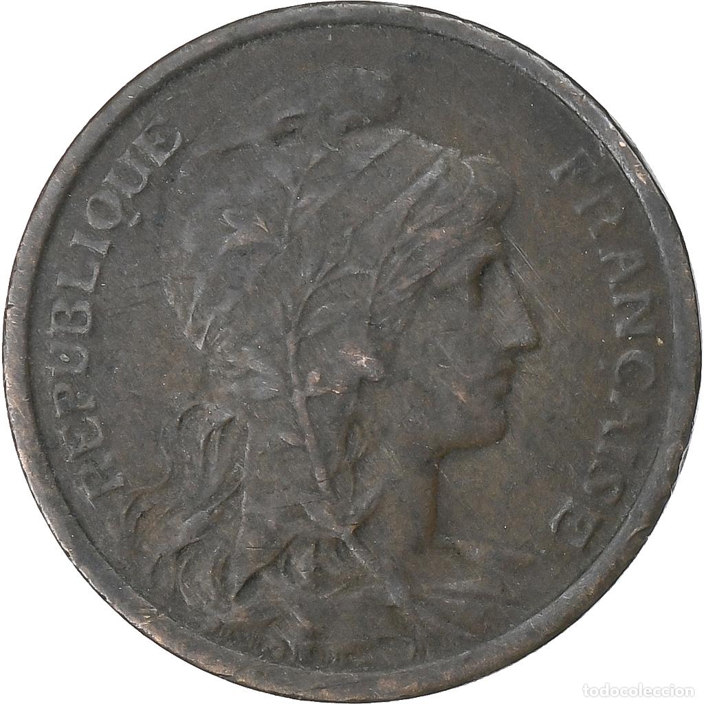 Moedas antigas da Europa: [#197331] Francia, Centime, Dupuis, 1912, Paris, Bronce, BC+, Gadoury:90, KM:840