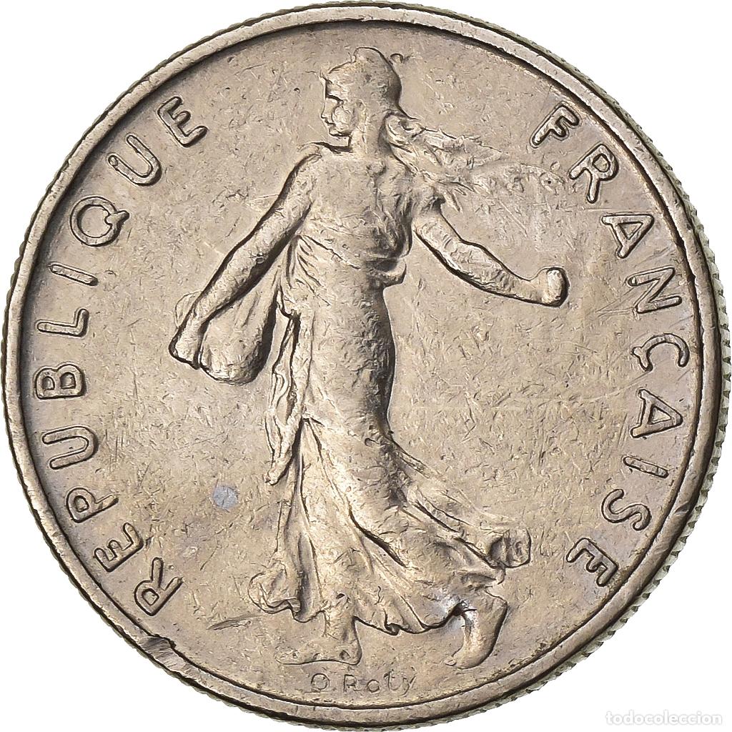 Alte M&uuml;nzen aus Europa: [#1222726] Francia, 1/2 Franc, Semeuse, 1970, Paris, N&iacute;quel, MBC, Gadoury:429, KM:931.1