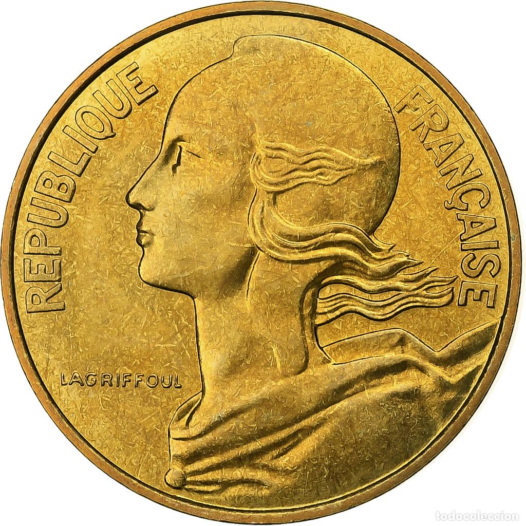 Moedas antigas da Europa: [#197353] Francia, 10 Centimes, Marianne, 1984, Paris, Aluminio - bronce, FDC