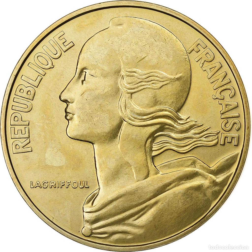 Old Coins of Europe: [#197359] Francia, 20 Centimes, Marianne, 1979, Paris, Aluminio - bronce, FDC
