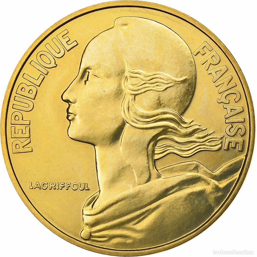 Moedas antigas da Europa: [#197368] Francia, 20 Centimes, Marianne, 1983, Paris, Aluminio - bronce, FDC