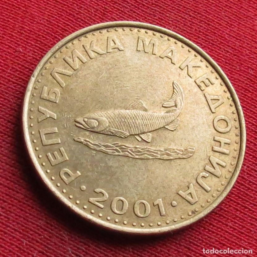 Monedas antiguas de Europa: Macedonia 2 denar 2001 #1 - Foto 1