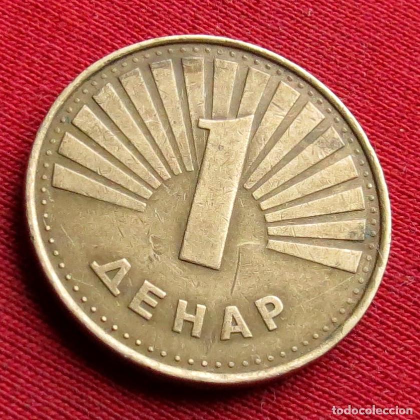 Monedas antiguas de Europa: Macedonia 1 denar 2001 #2 - Foto 2