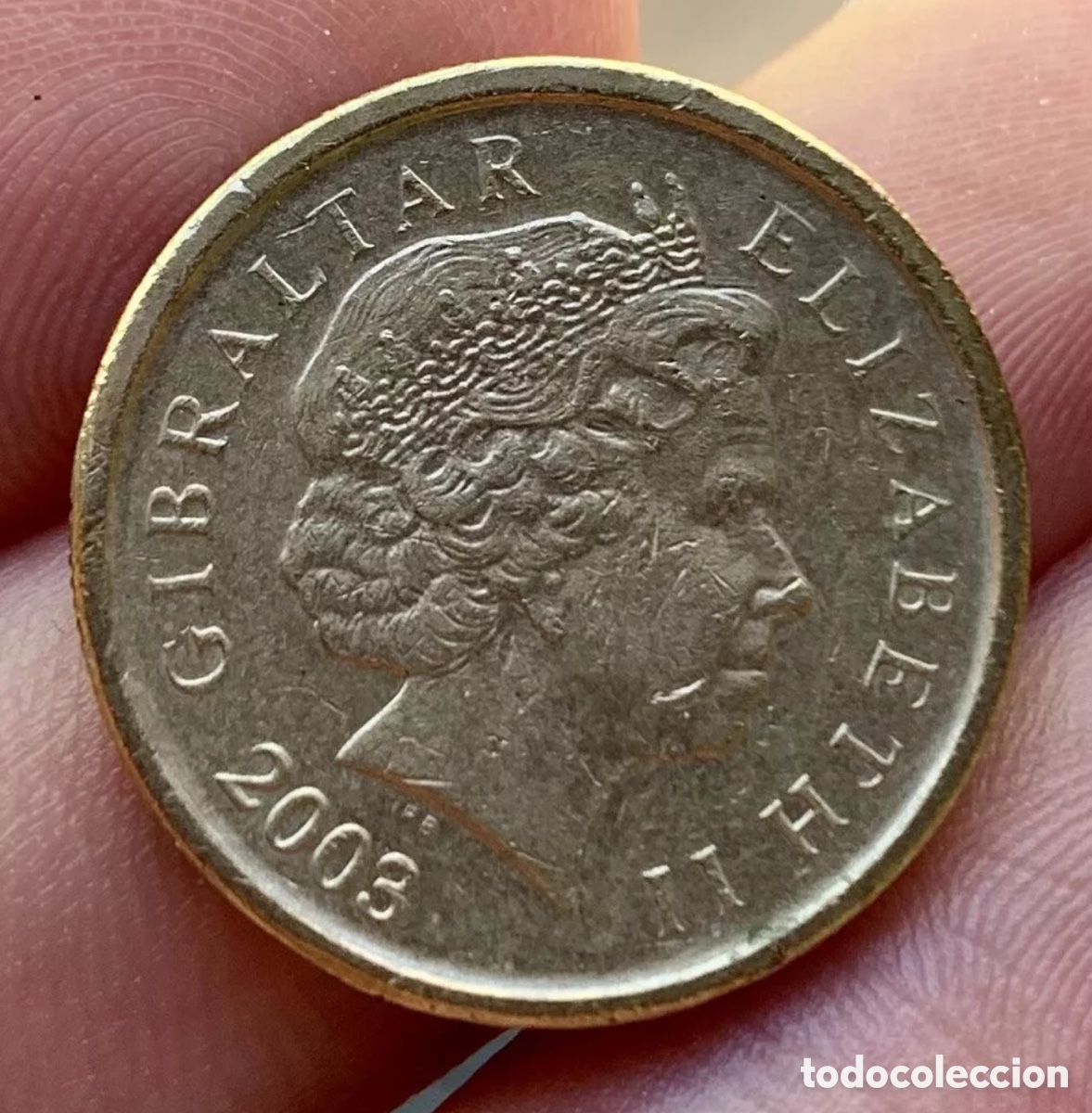 Monedas antiguas de Europa: Moneda GIBRALTAR 1 Libra 2003. Pound - Foto 2