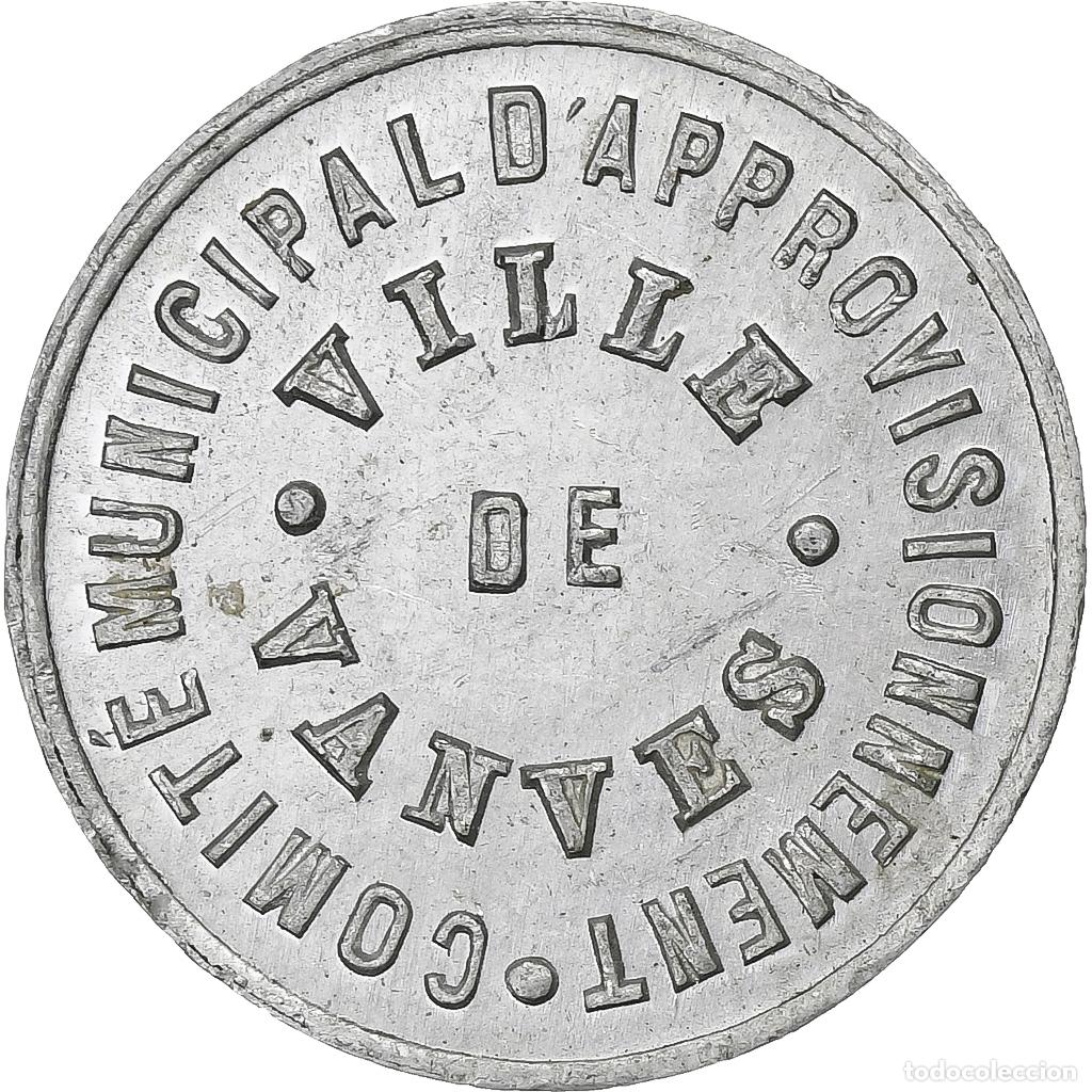 Monete antiche di Europa: [#135713] Francia, Ville de Vanves, 5 Centimes, 1918, MBC, Aluminio