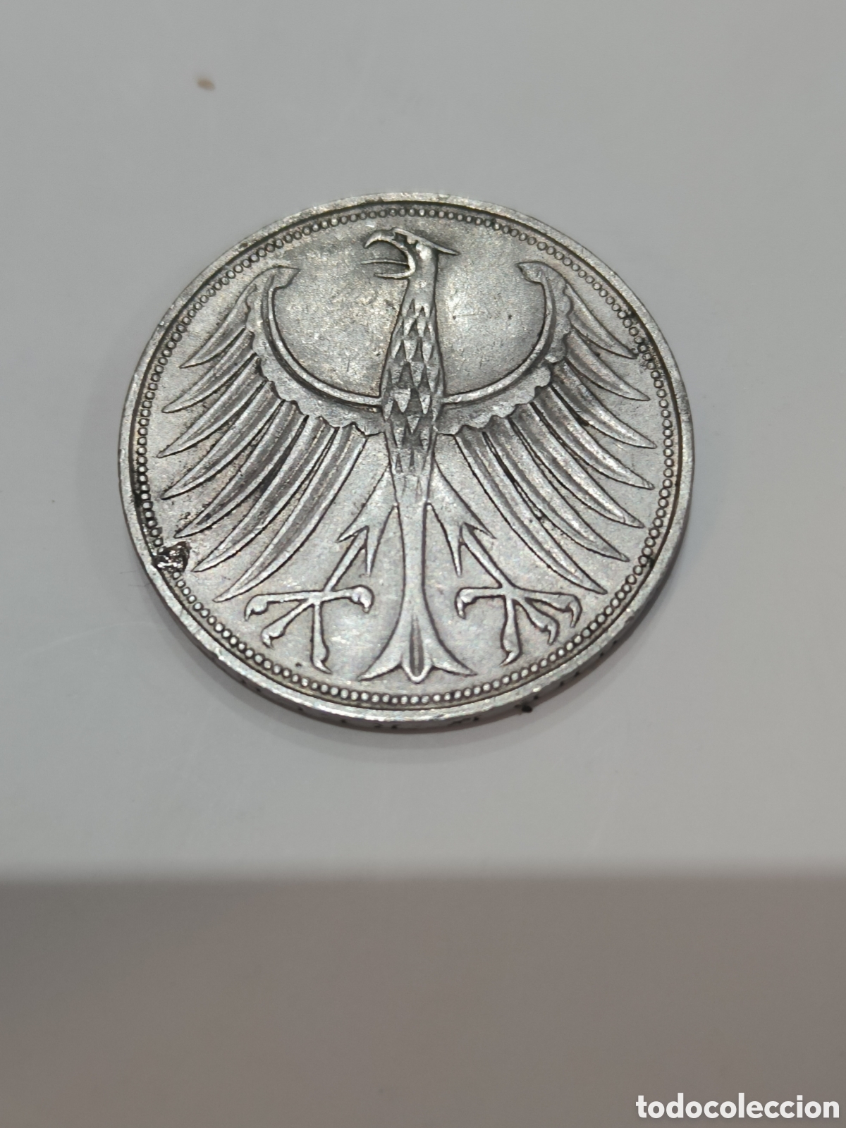 Monedas antiguas de Europa: Moneda 5 marco plata - Foto 1