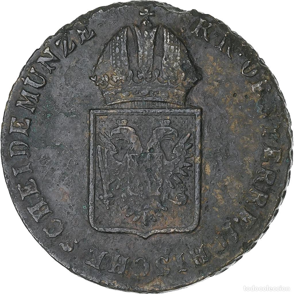 Moedas antigas da Europa: [#135753] Austria, Franz I, 1 Kreuzer, 1816, Alba Iulia, Cobre, BC+, KM:2113