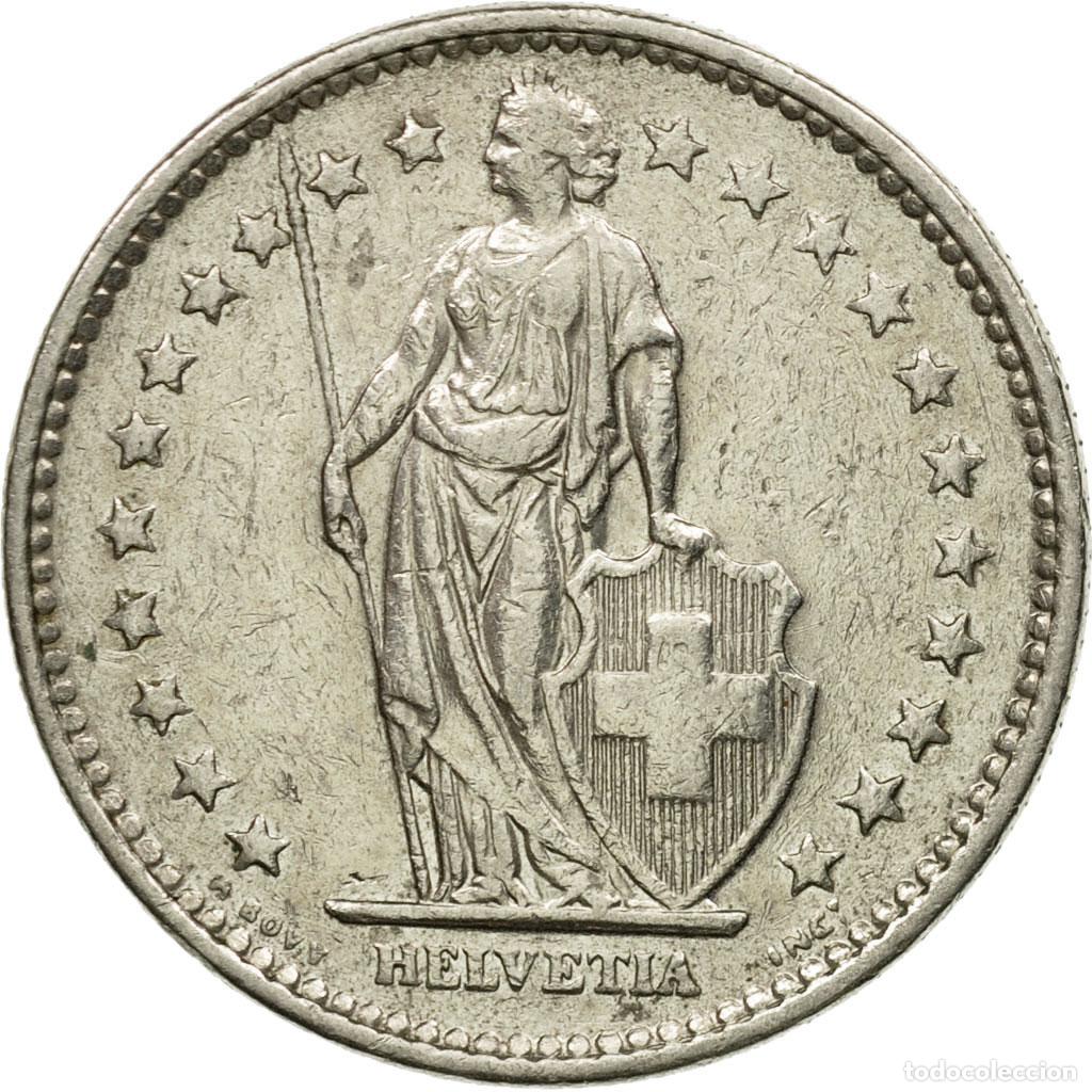 Alte M&uuml;nzen aus Europa: [#440823] Moneda, Suiza, 2 Francs, 1972, Bern, MBC, Cobre - n&iacute;quel, KM:21a.1