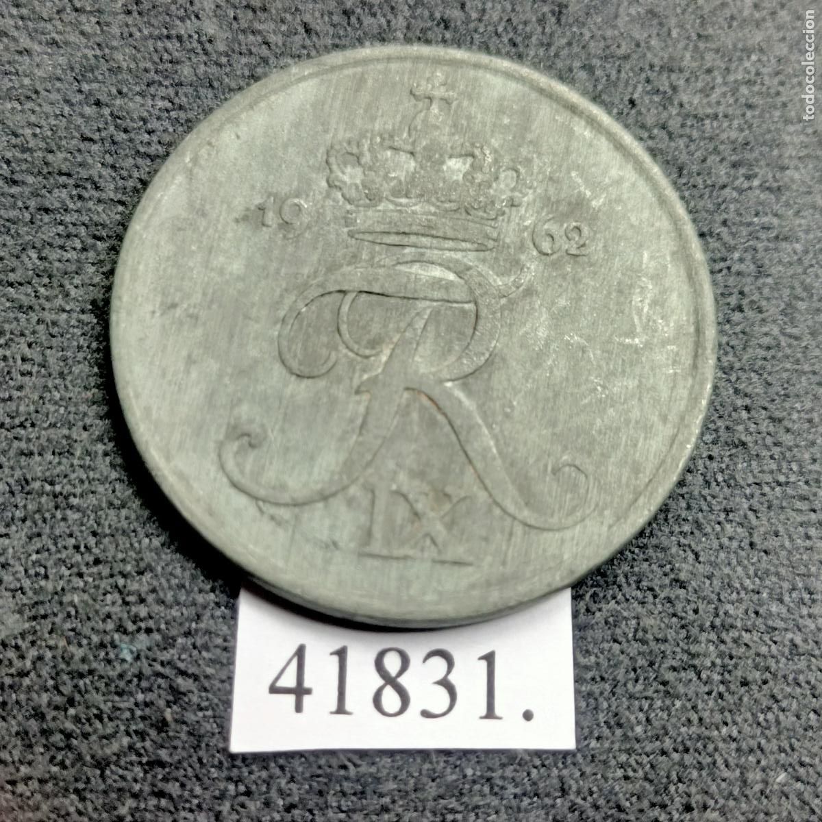 Monedas antiguas de Europa: Dinamarca 5 ore 1962 - Foto 2