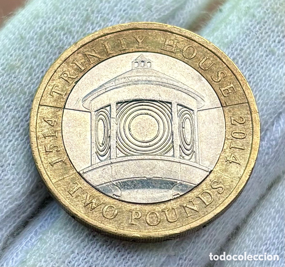Monedas antiguas de Europa: Moneda INGLATERRA 2 Libras 2014 Trinity House. Reino Unido UK Pounds