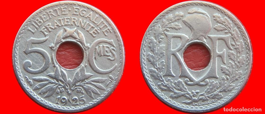 Monedas antiguas de Europa: 5 CENTIMOS 1925 FRANCIA-127004 - Foto 1