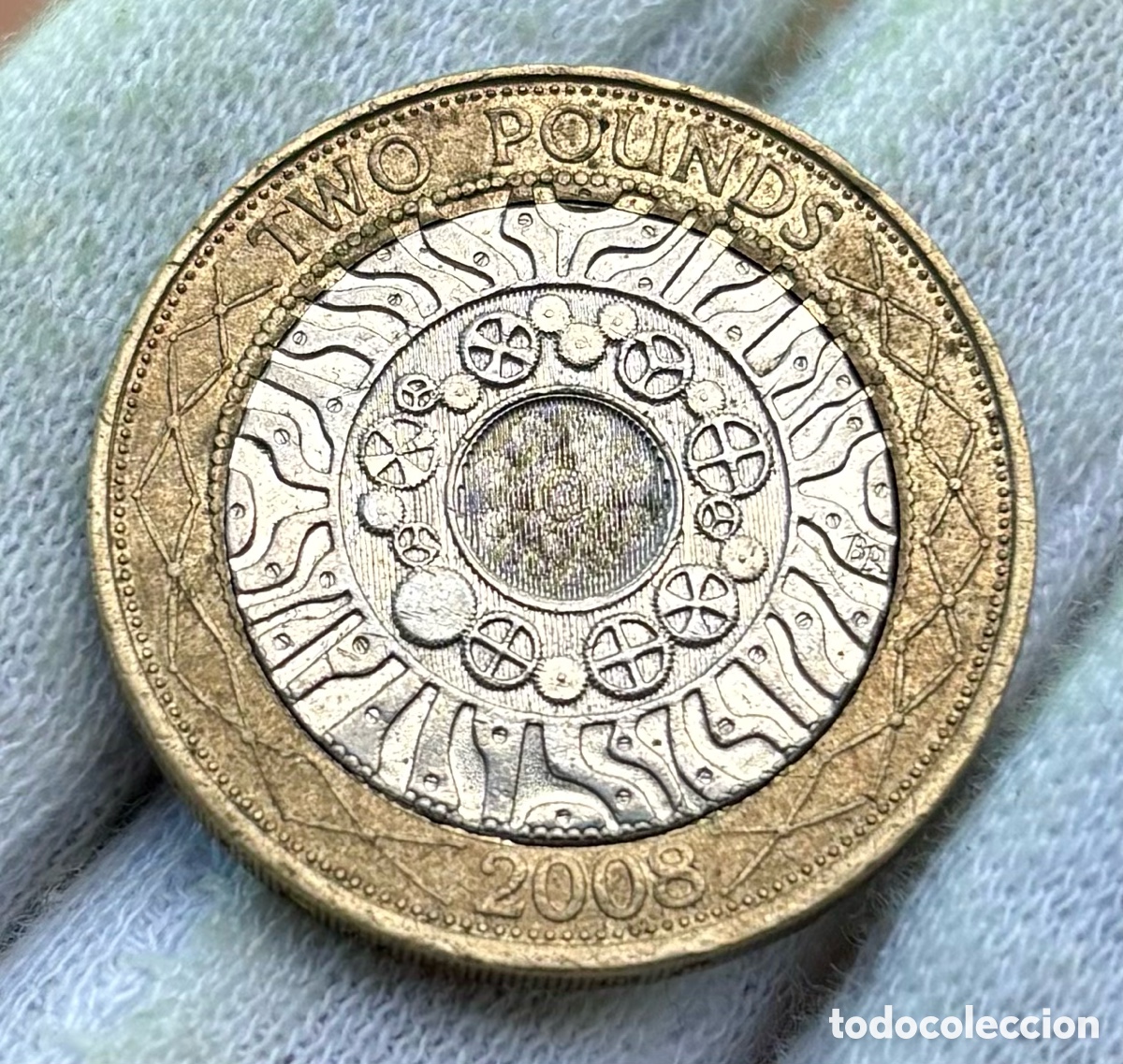Monete antiche di Europa: Moneda INGLATERRA 2 Libras 2008. Reino Unido UK. Pounds