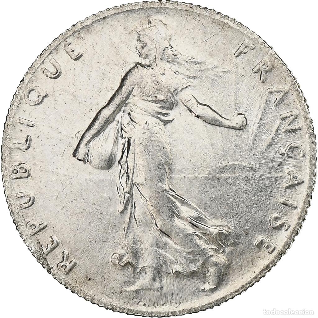 Alte M&uuml;nzen aus Europa: [#197528] Francia, 50 Centimes, Semeuse, 1919, Paris, Plata, EBC+, KM:854