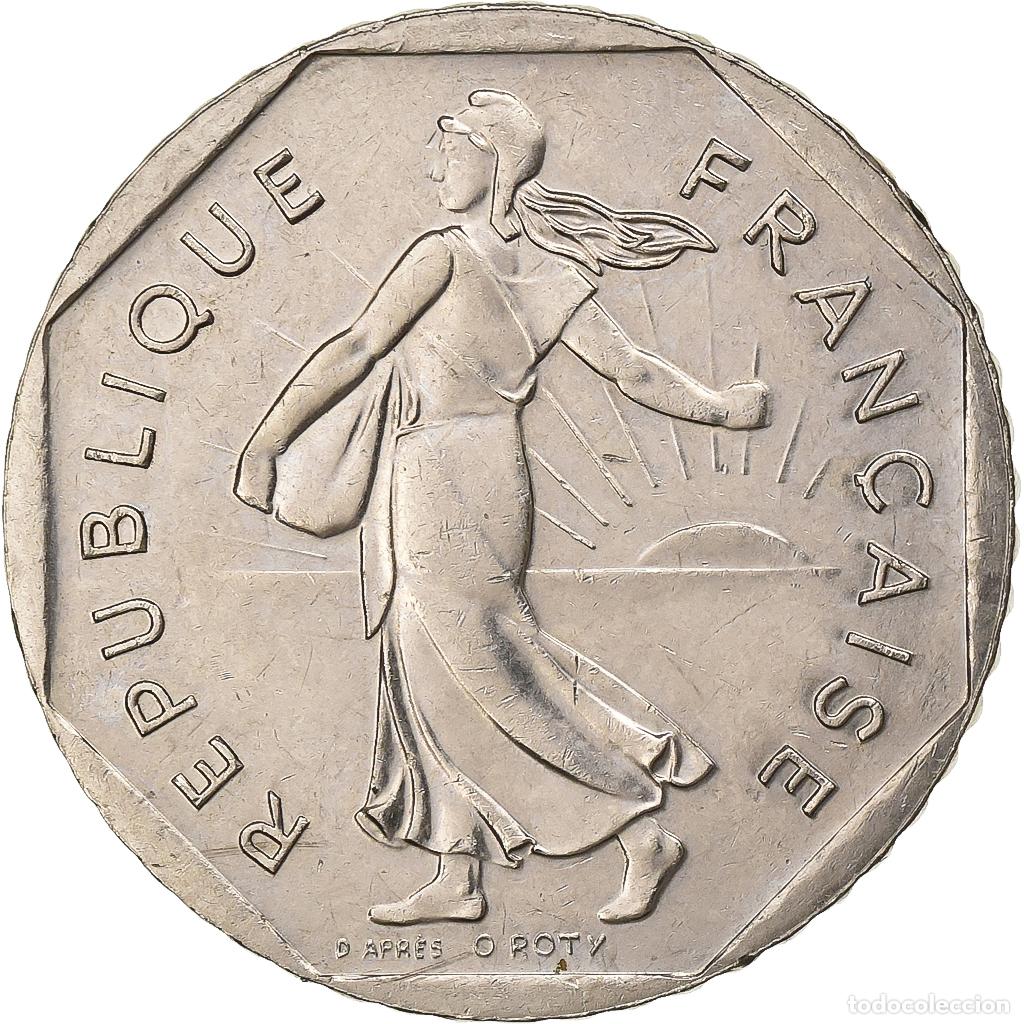 Monedas antiguas de Europa: [#1222750] Francia, 2 Francs, Semeuse, 2000, Paris, N&iacute;quel, MBC+, Gadoury:547, KM:942.2