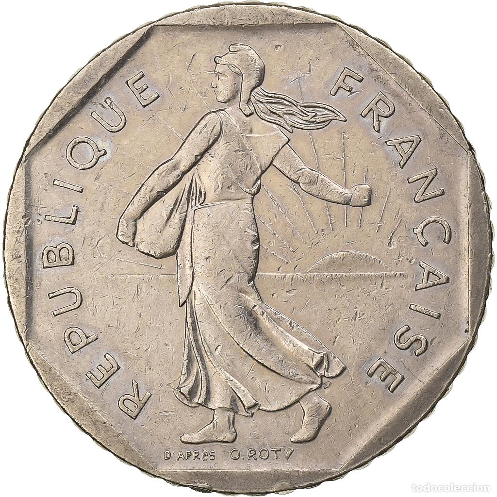 Monedas antiguas de Europa: [#1222751] Francia, 2 Francs, Semeuse, 1981, Paris, N&iacute;quel, MBC, KM:942.1
