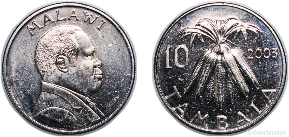 Monedas antiguas de Europa: Malawi Republic 2003 10 Tambala Nickel plated steel 5.64g BU KM 27