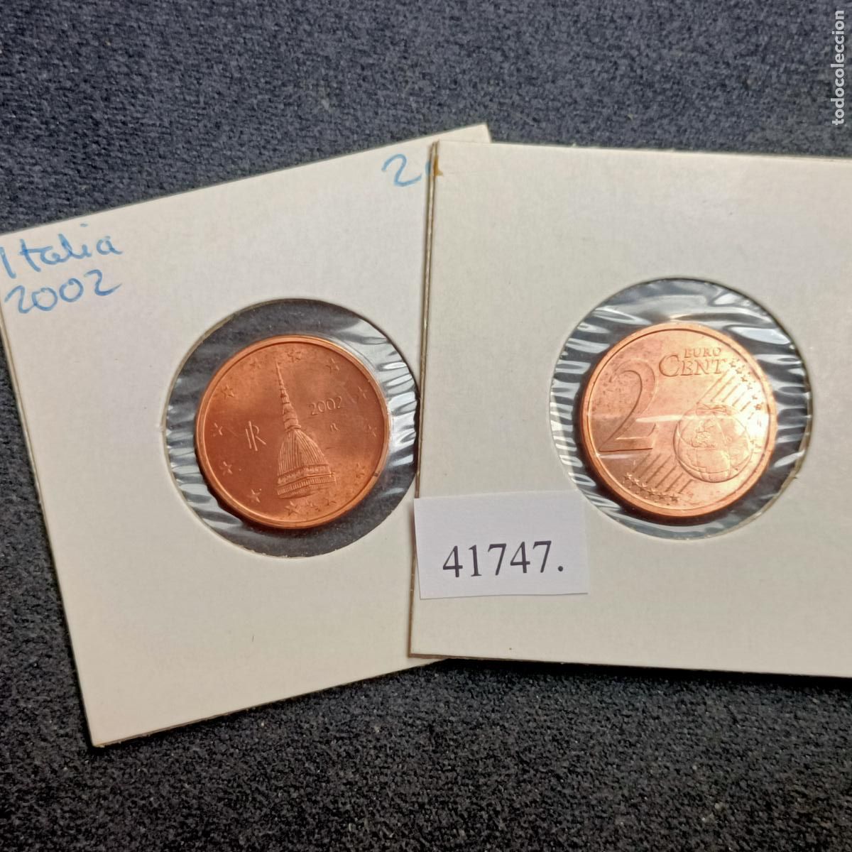 Alte M&uuml;nzen aus Europa: Italia 2 c&eacute;ntimos de euro 2002, una moneda, 41747 3