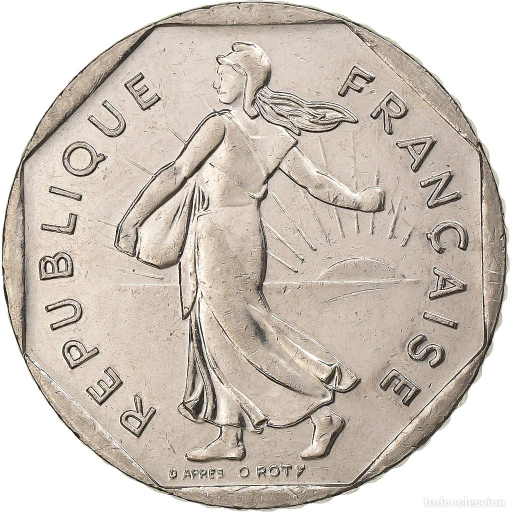 Monete antiche di Europa: [#1222761] Francia, 2 Francs, Semeuse, 1998, Paris, N&iacute;quel, MBC, Gadoury:547, KM:942.2