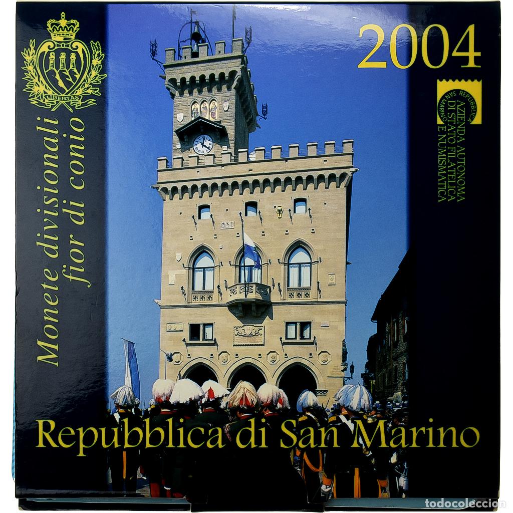 Monedas antiguas de Europa: [#199289] San Marino, Coffret 1c. &agrave; 5&euro;, BU, 2004, Rome, Sin informaci&oacute;n, FDC