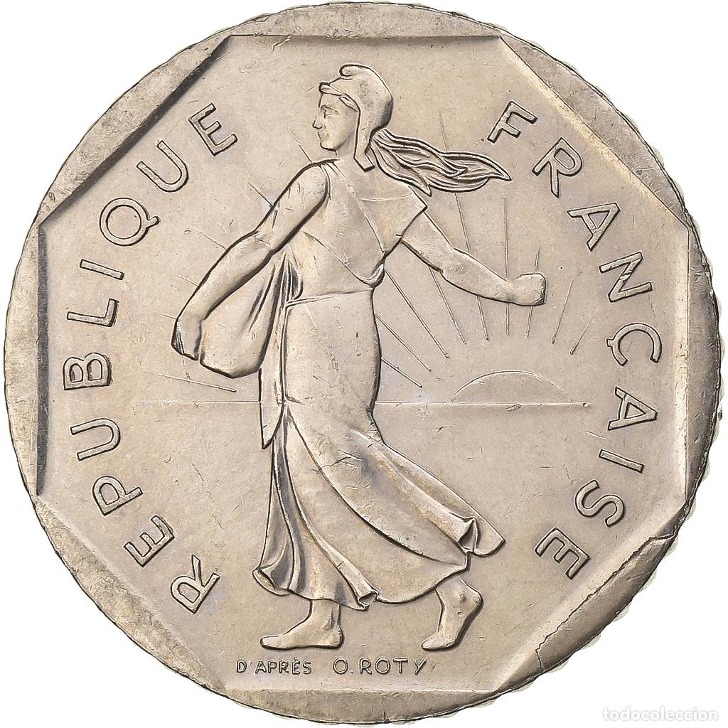 Moedas antigas da Europa: [#1222763] Francia, 2 Francs, Semeuse, 1994, N&iacute;quel, EBC