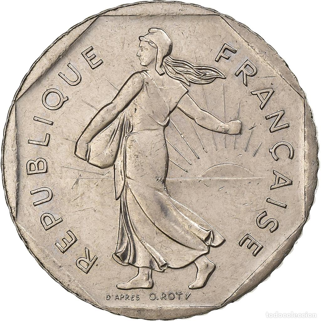 Monete antiche di Europa: [#1222764] Francia, 2 Francs, Semeuse, 1997, Paris, N&iacute;quel, MBC+, Gadoury:547, KM:942.2