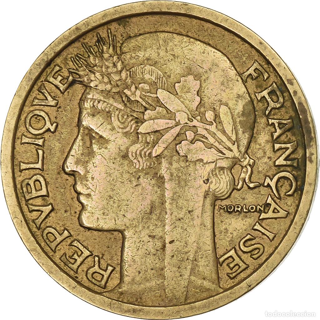 Monete antiche di Europa: [#1222782] Francia, Franc, Morlon, 1937, Aluminio - bronce, MBC, Gadoury:470, KM:885