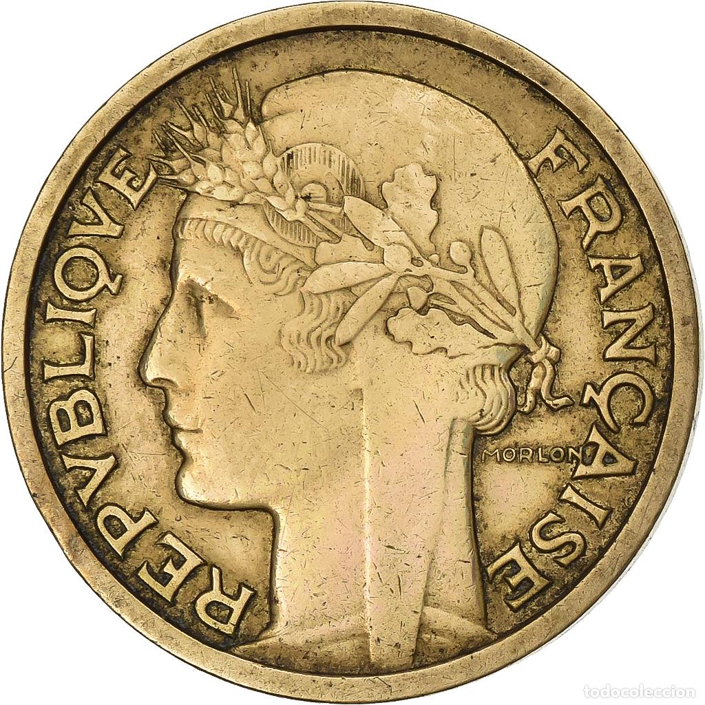 Monete antiche di Europa: [#1222788] Francia, Franc, Morlon, 1935, Paris, Aluminio - bronce, MBC, KM:885