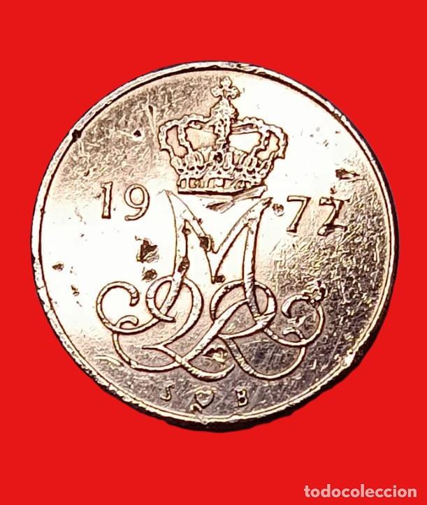 Monedas antiguas de Europa: Dinamarca Denmark 1977 5 Ore - Foto 1