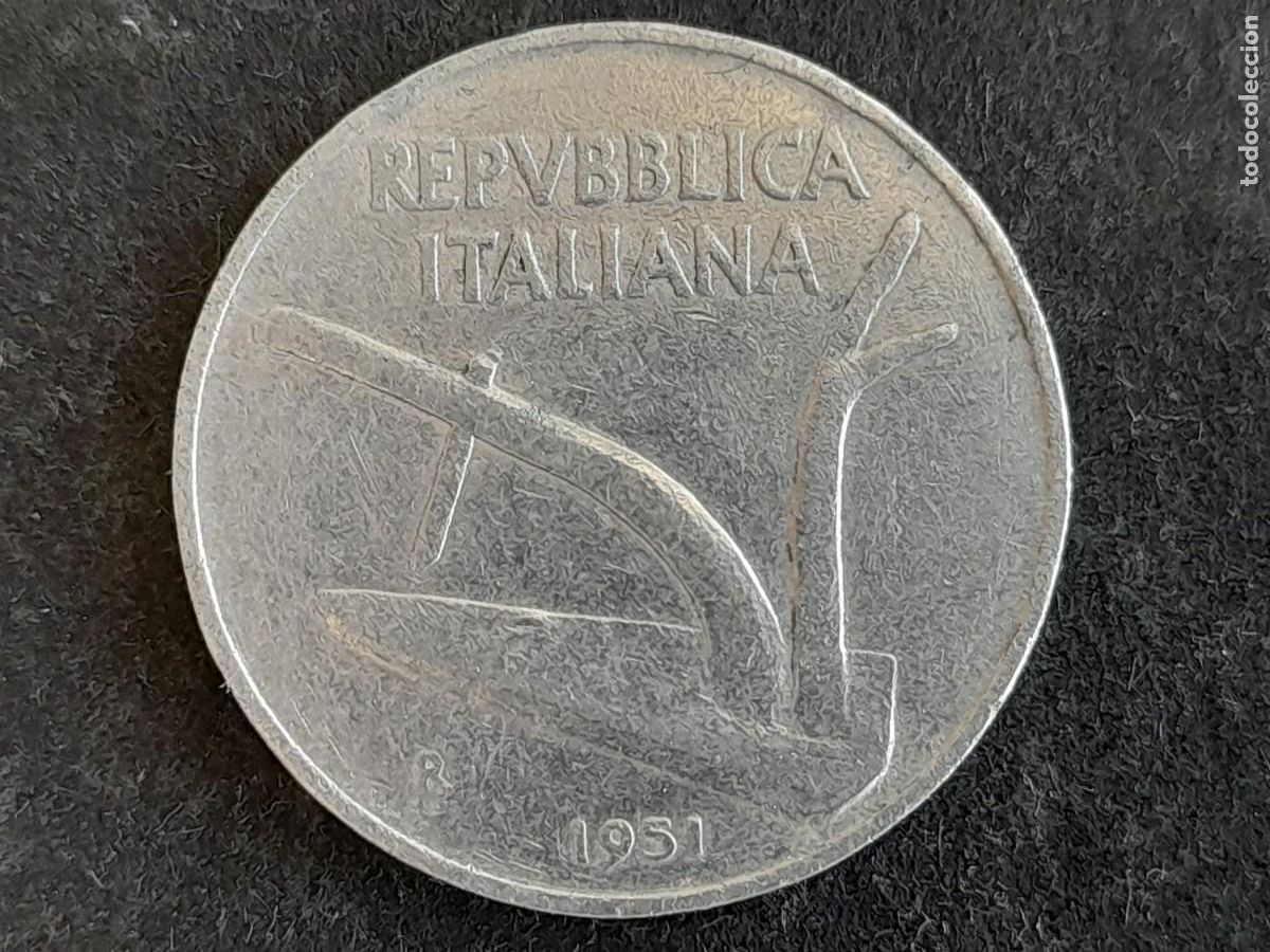 Monete antiche di Europa: Una moneda 10 liras KM- 93 Italia distintos a&ntilde;os a elegir decadas 50,60,70,80y90&acute;s