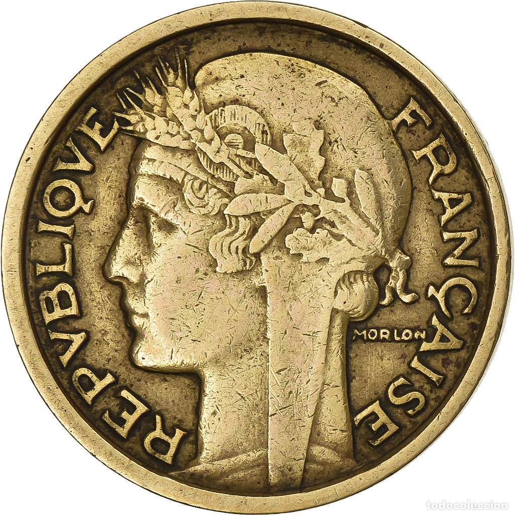 Moedas antigas da Europa: [#1222789] Francia, Franc, Morlon, 1932, Paris, Aluminio - bronce, BC+, Gadoury:470, KM:885