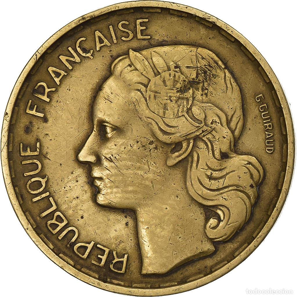 Monete antiche di Europa: [#1222808] Francia, 20 Francs, Guiraud, 1952, Beaumont - Le Roger, Aluminio - bronce, MBC