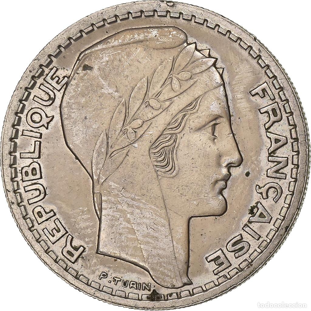 Moedas antigas da Europa: [#1222833] Francia, 10 Francs, Turin, 1946, Beaumont - Le Roger, Cobre - n&iacute;quel, EBC