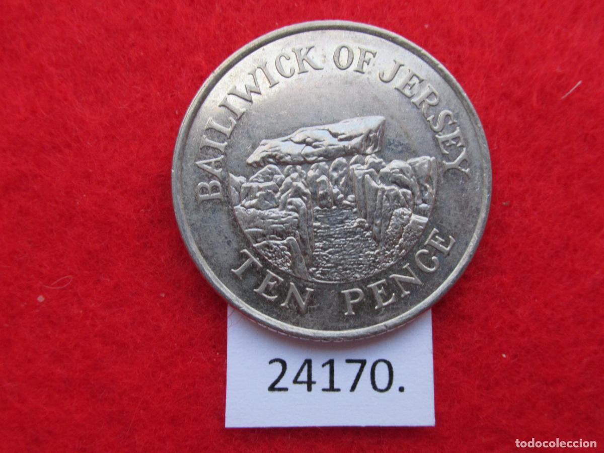 Monedas antiguas de Europa: Jersey 10 peniques 2007 - Foto 1