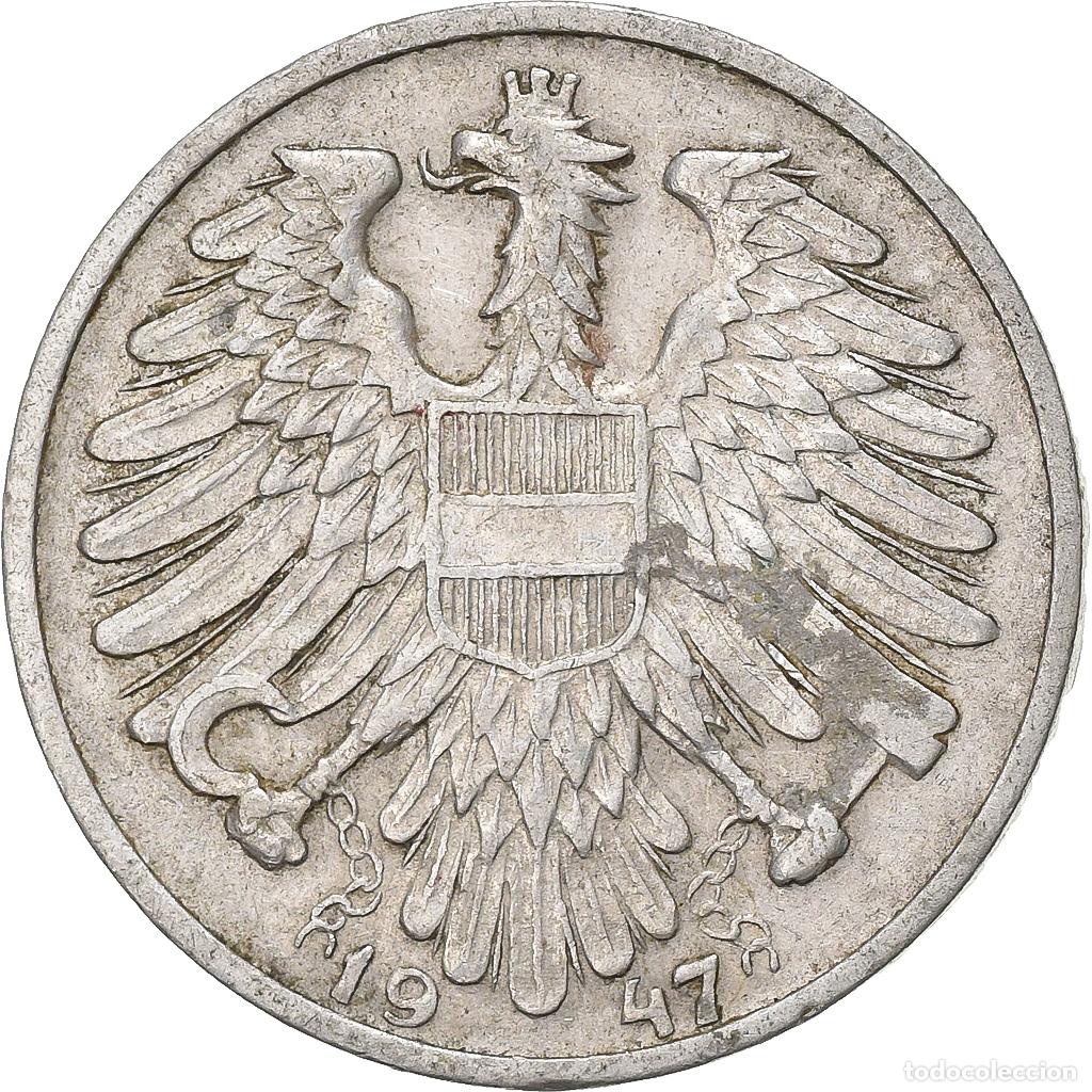 Monete antiche di Europa: [#1222850] Austria, Schilling, 1947, Vienne, Aluminio, MBC, KM:2871