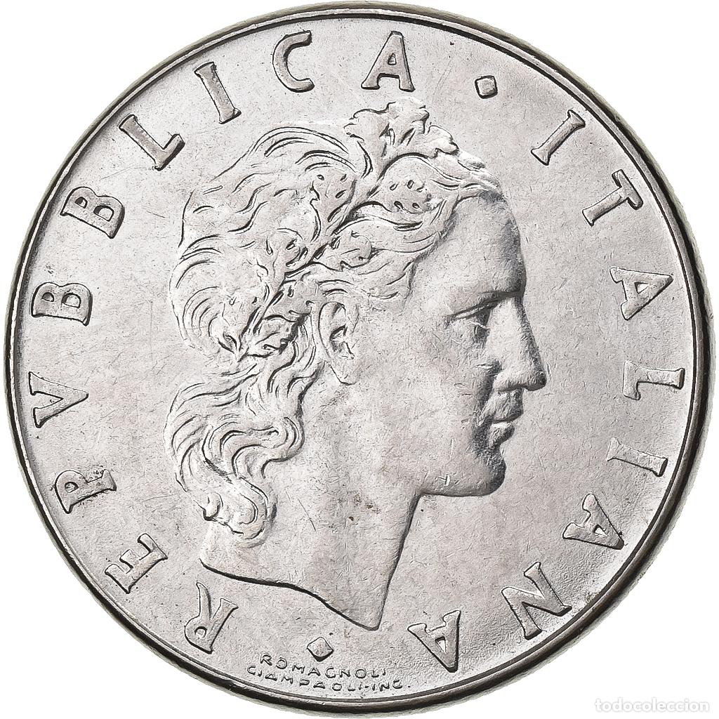 Monedas antiguas de Europa: [#1222860] Italia, 50 Lire, 1986, Rome, Acero inoxidable, MBC, KM:95.1