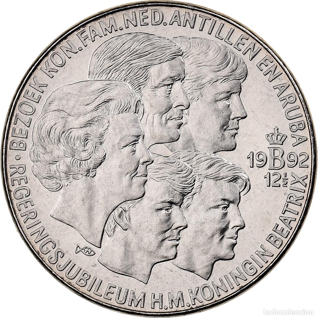 Monete antiche di Europa: [#395025] Pa&iacute;ses Bajos, 10 Ecu, 1992, Jubileum Beatrix, Cobre - n&iacute;quel, FDC