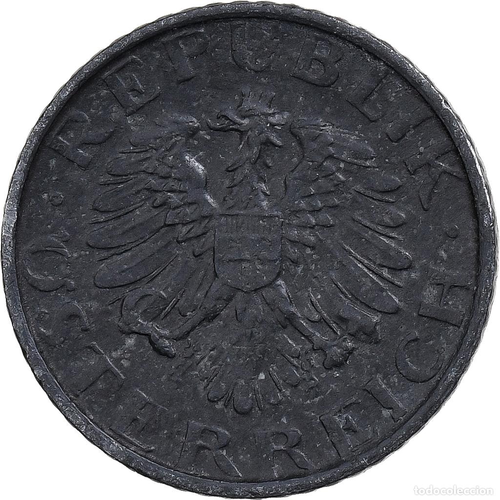 Old Coins of Europe: [#197754] Austria, 5 Groschen, 1950, Cinc, MBC, KM:2875