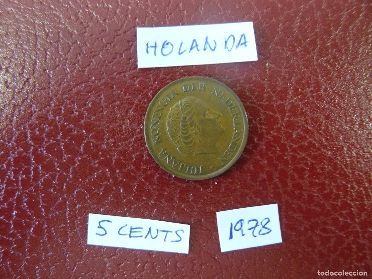Monedas antiguas de Europa: Moneda de Holanda 5 Cents 1978 - Foto 1