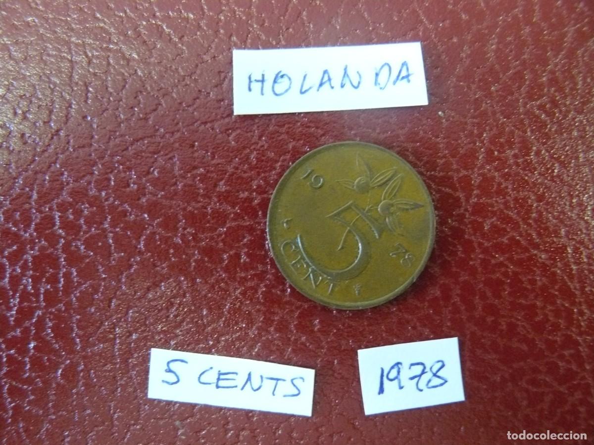 Monedas antiguas de Europa: Moneda de Holanda 5 Cents 1978 - Foto 2