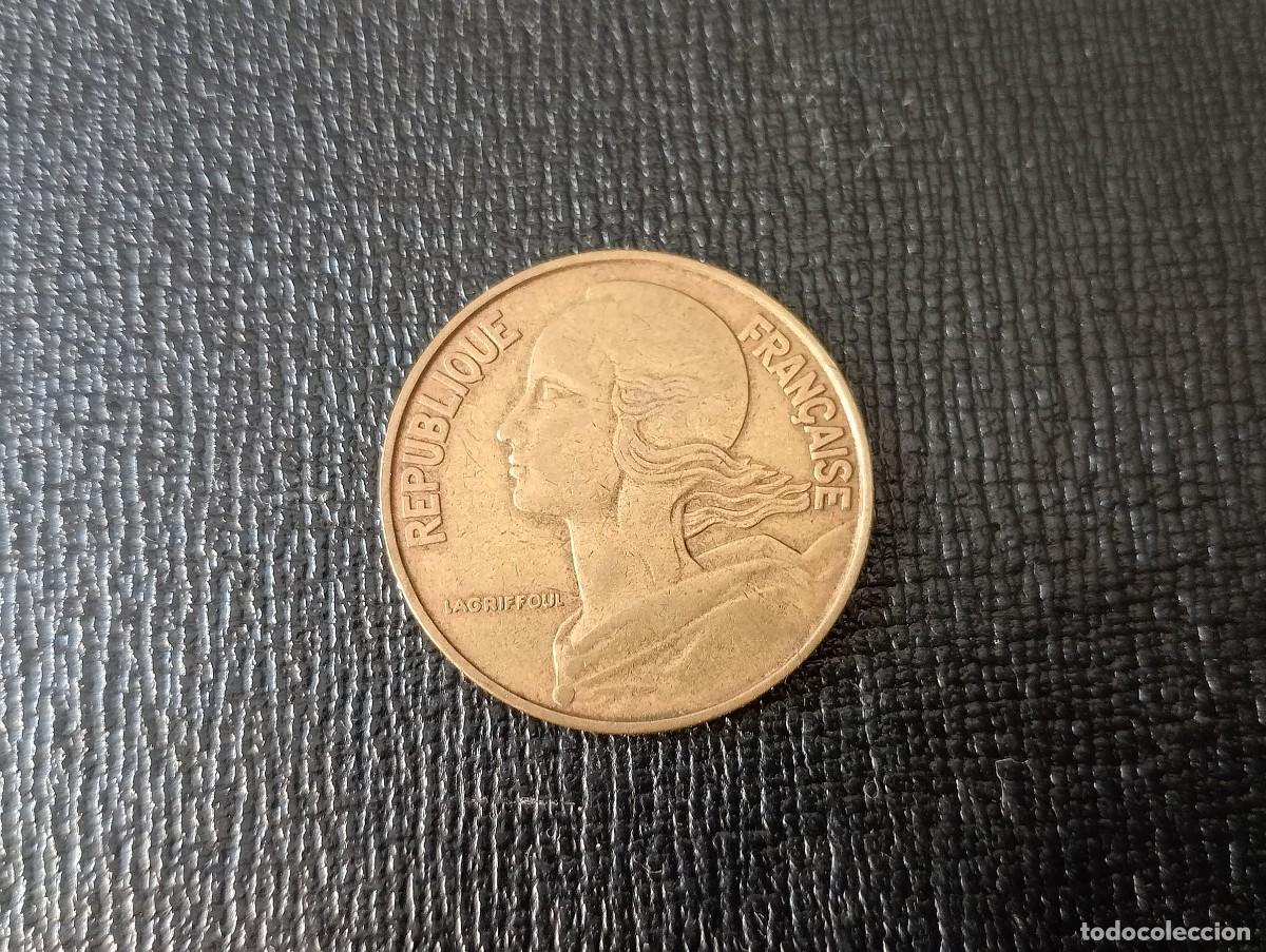 Monedas antiguas de Europa: MONEDA FRANCIA: 20 C&Eacute;NTIMOS 1963 - Foto 2